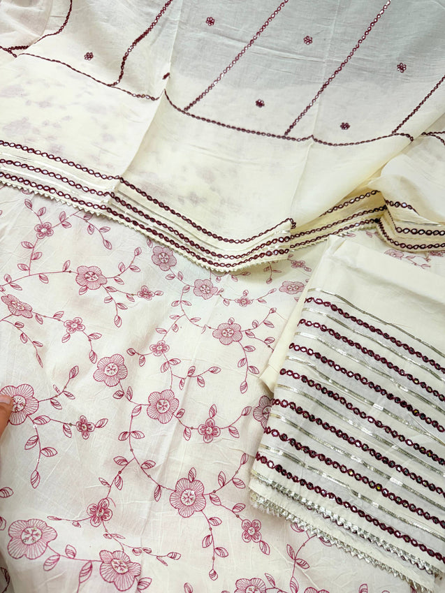 Most Premium Cotton Suit Collection (Complete Suit With Dupatta)