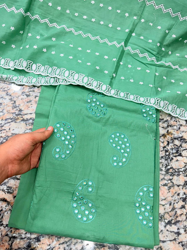 Most Premium Cotton Suit Collection (Complete Suit With Dupatta)