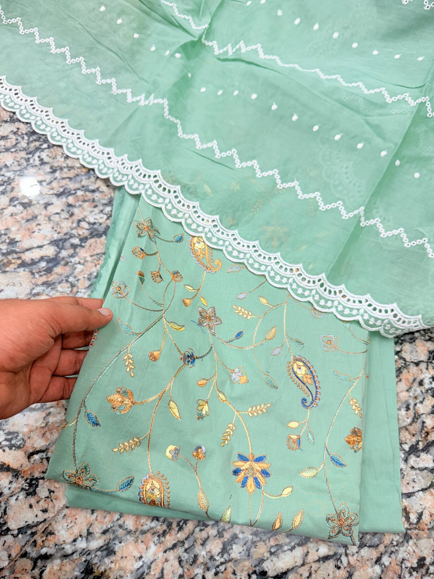 Most Premium Cotton Suit Collection (Complete Suit With Dupatta)