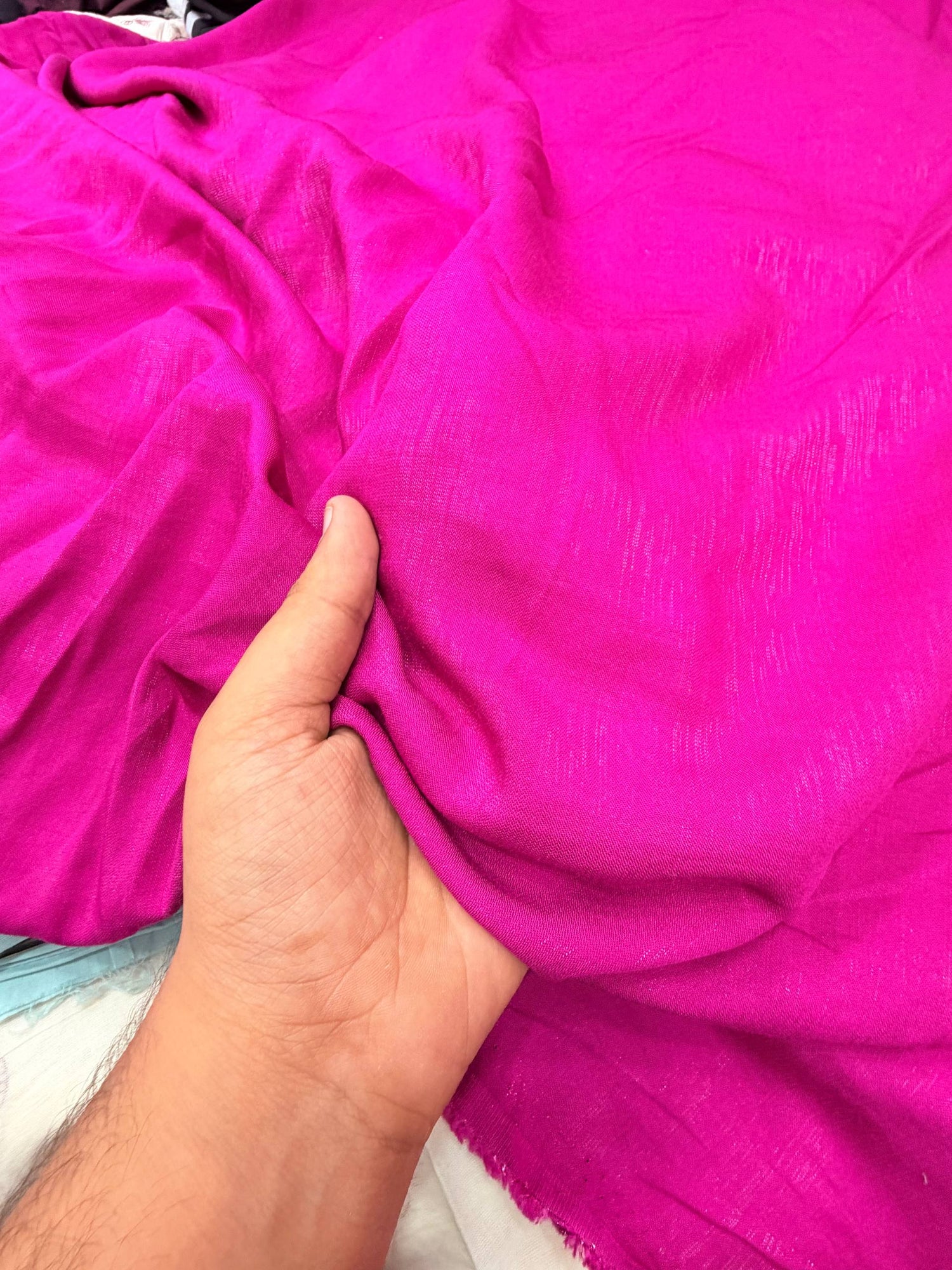 Most Premium Pure Imported Modal Cotton Satin FABRIC (Big WIDTH!!)