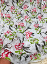 (SALE PRICES) Most Premium Pure Cotton Lakhnawi Chikankari HAKUBA FABRIC (Big WIDTH!!)