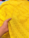 (SALE PRICES) Most Premium Pure Cotton Lakhnawi Chikankari HAKUBA FABRIC (Big WIDTH!!)