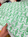 (SALE PRICES) Most Premium Pure Cotton Lakhnawi Chikankari HAKUBA FABRIC (Big WIDTH!!)