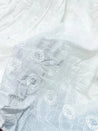 (SALE PRICES) Most Premium Pure Cotton Lakhnawi Chikankari HAKUBA FABRIC (Big WIDTH!!)