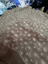 Most Premium Pure Hakuba Chikankari Cotton Fabric (Big WIDTH!!)