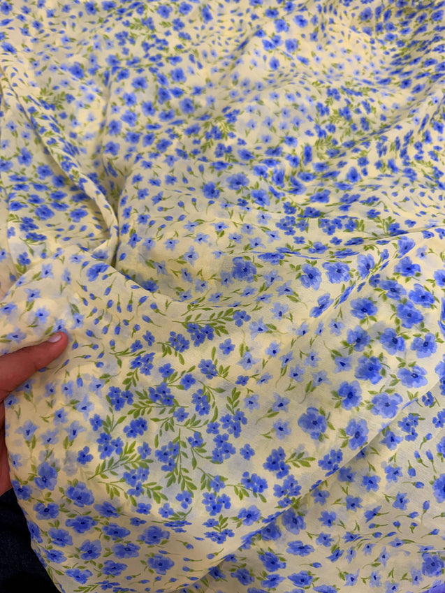 Most Premium Pure Viscose Georgette PRINTED Fabric (Big WIDTH!!)