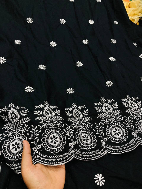 Premium Fine Thread Embroidery On Pure COTTON FABRIC (Big WIDTH!!)