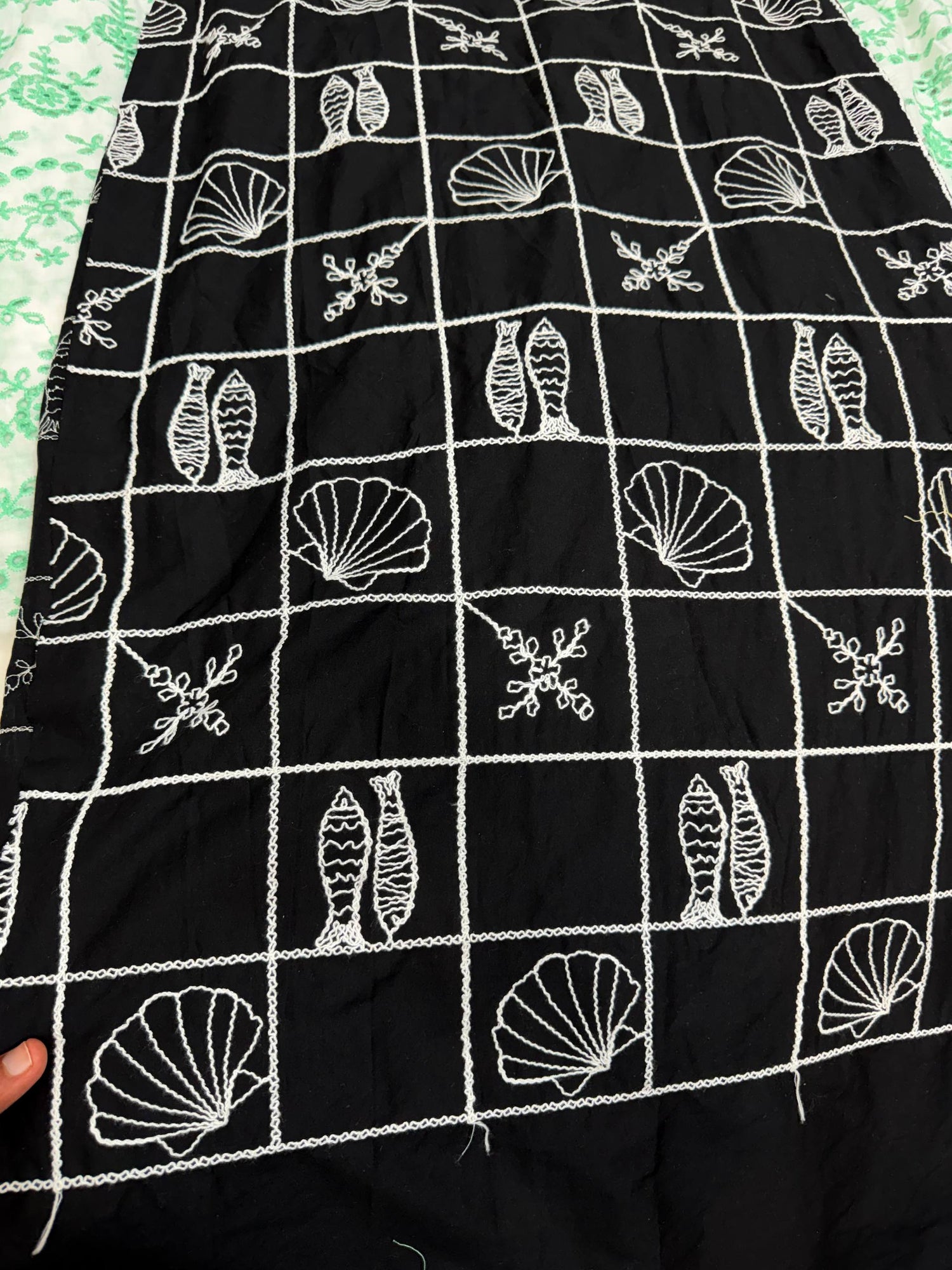 Most Premium Pure Hakuba Chikankari Cotton Fabric (Big WIDTH!!)