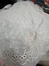 Most Premium Pure Hakuba Chikankari Cotton Fabric (Big WIDTH!!)