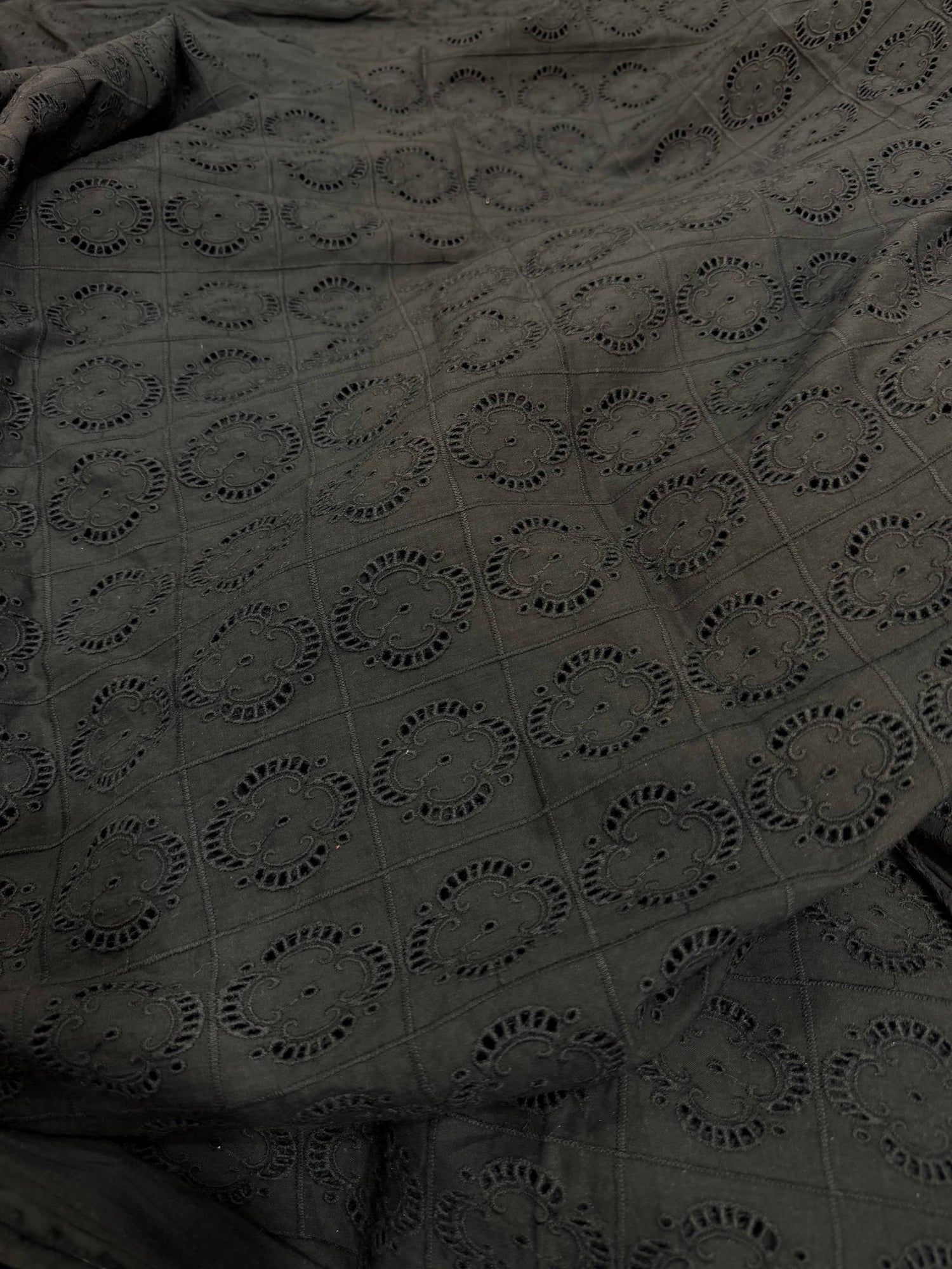 Most Premium Pure Hakuba Chikankari Cotton Fabric (Big WIDTH!!)