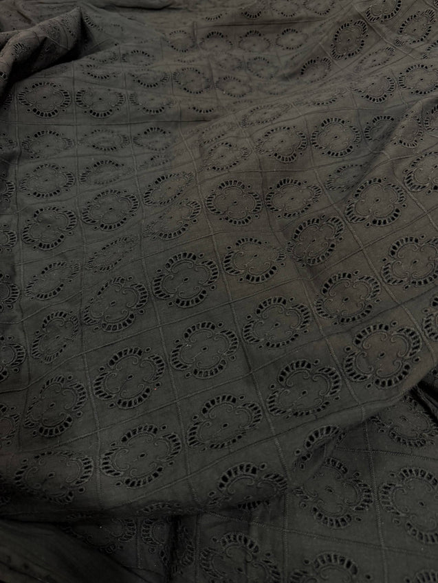 Most Premium Pure Hakuba Chikankari Cotton Fabric (Big WIDTH!!)