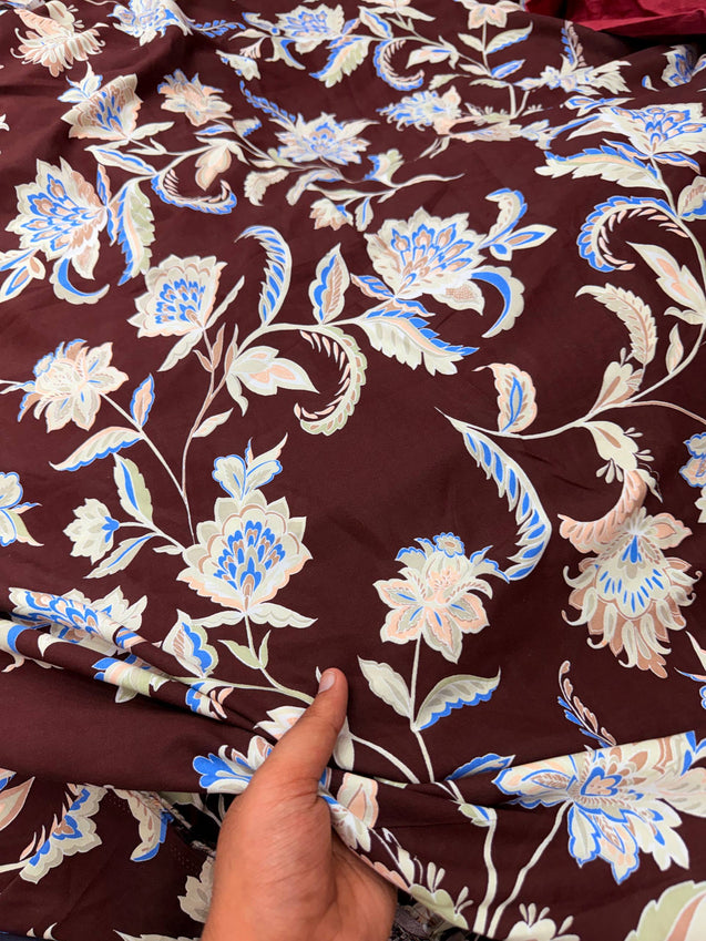 Most Premium Pure Modal Cotton Printed FABRIC (Big WIDTH!!)