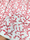 Most Premium Pure Cotton Texture FABRIC With Kashmiri Embroidery (Big WIDTH!!)
