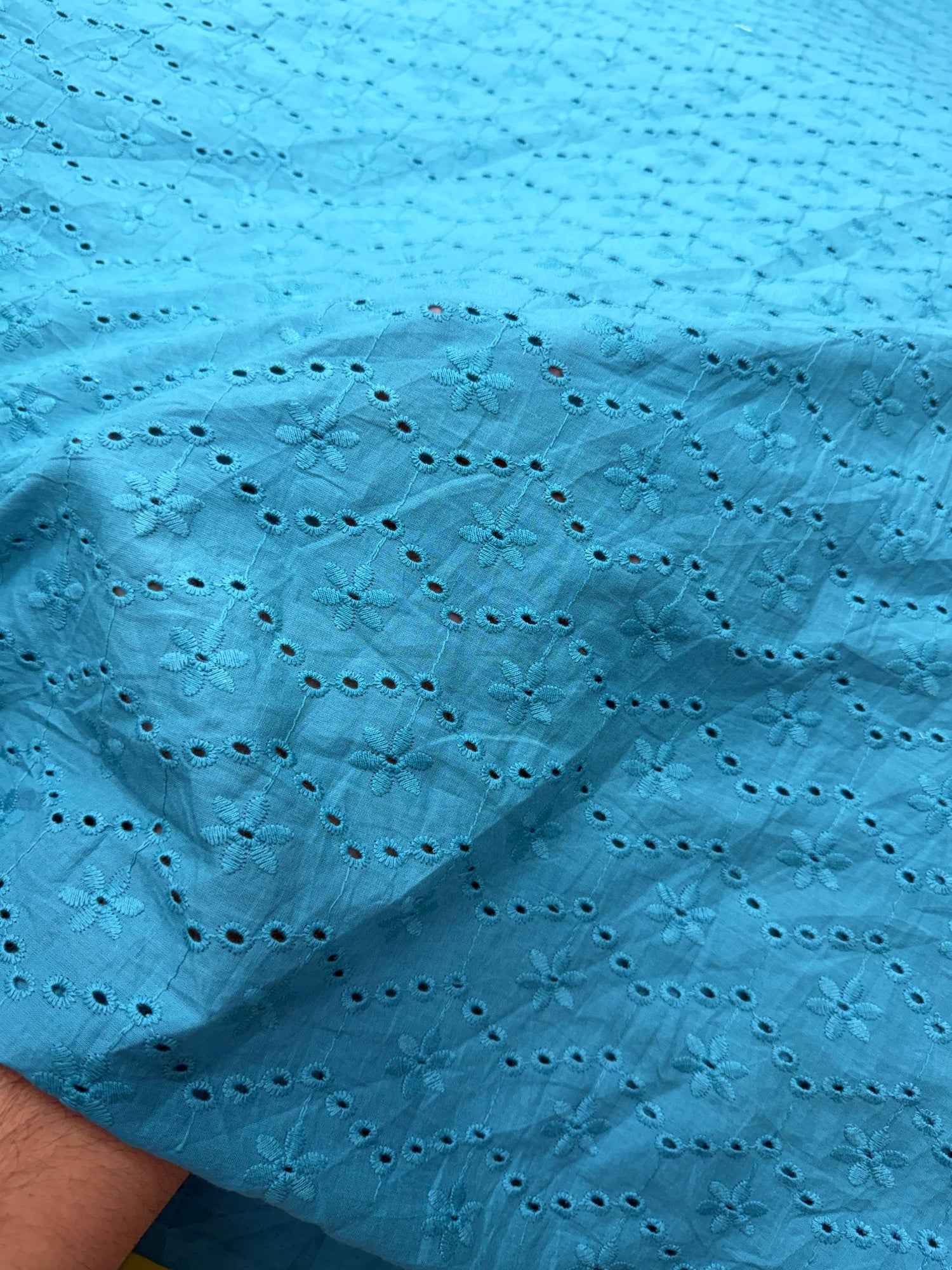 Most Premium Pure Cotton Hakuba Chikankari Fabric (Big WIDTH!!)