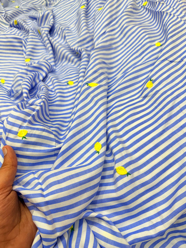 Premium Pure Cotton Hakuba Chikankari FABRIC (Big WIDTH!!)