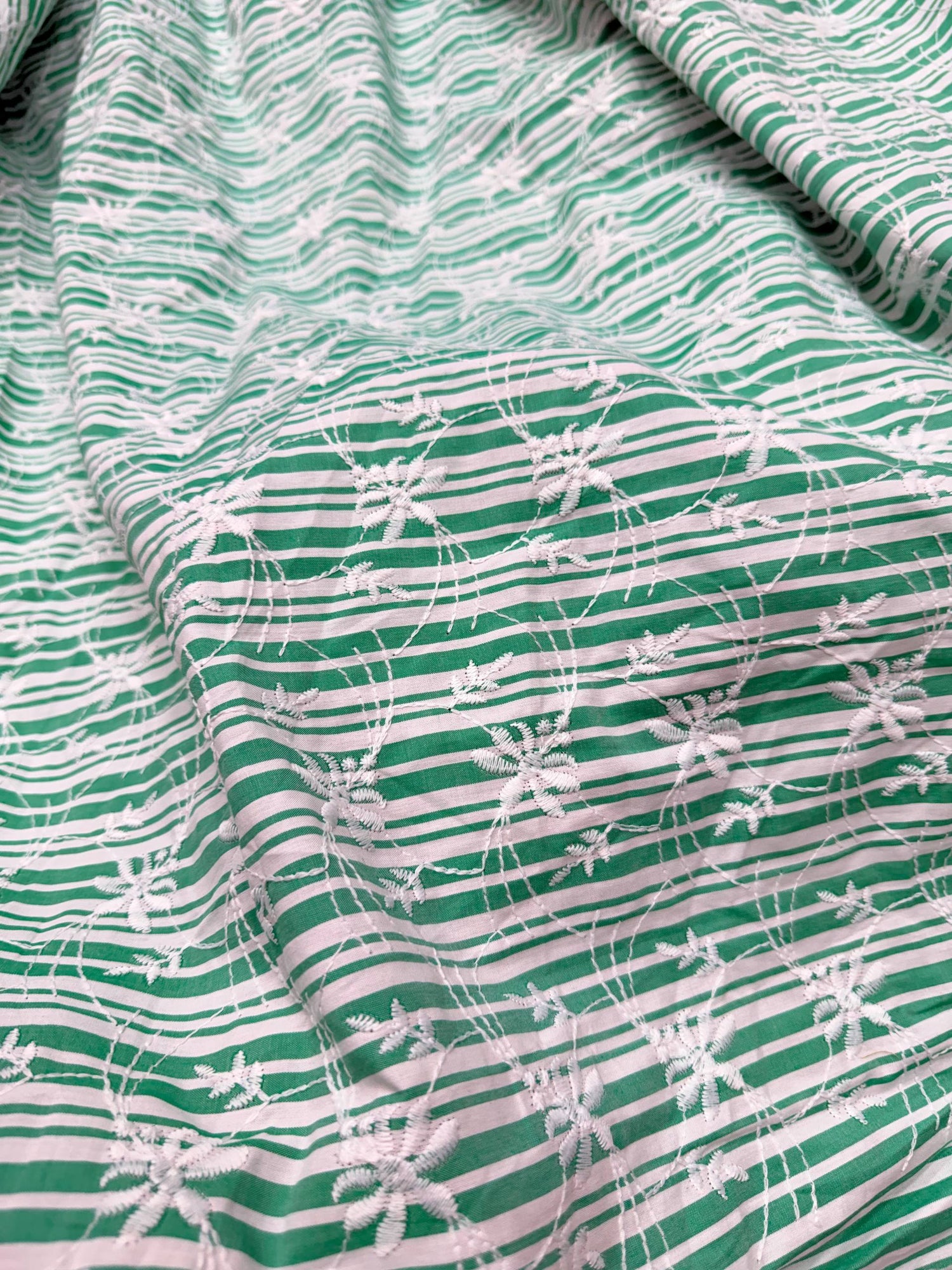 Premium Pure Cotton Hakuba Chikankari FABRIC (Big WIDTH!!)