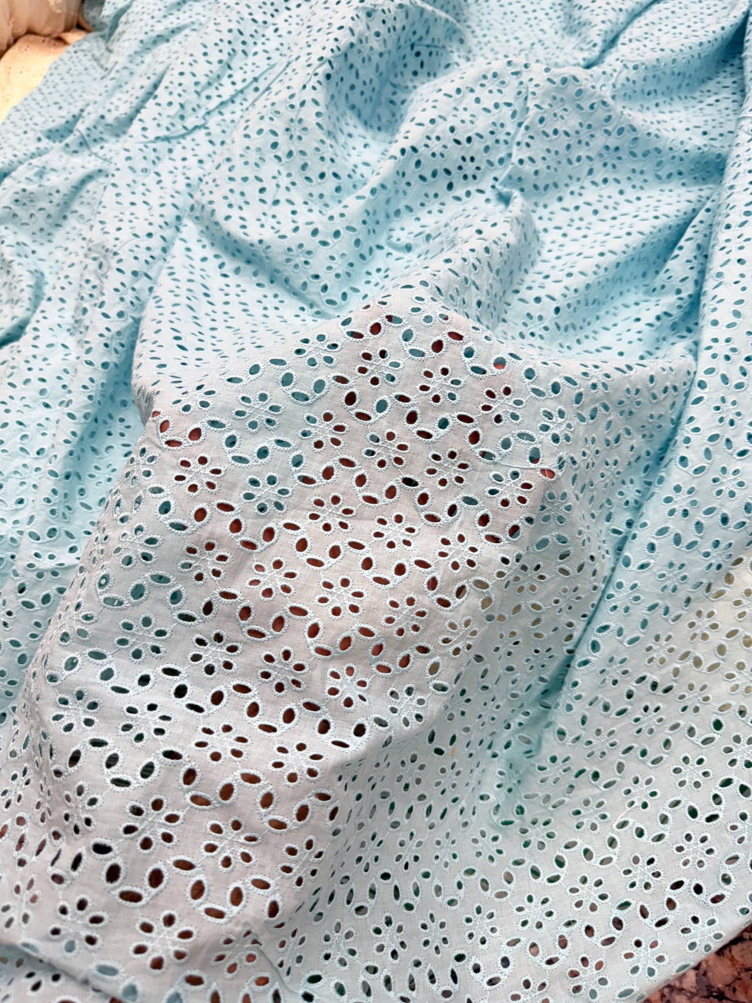 Premium Pure Cotton Hakuba Chikankari FABRIC (Big WIDTH!!)