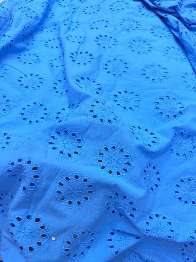 Premium Pure Cotton Hakuba Chikankari FABRIC (Big WIDTH!!)