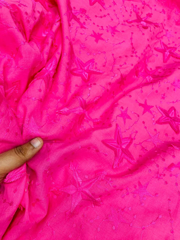 Most Premium Pure 3D Embroidery On Pure Cotton FABRIC (Big WIDTH!!)