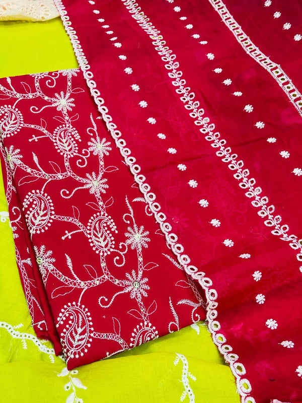 Most Premium Cotton Suit Collection (Complete Suit With Dupatta)