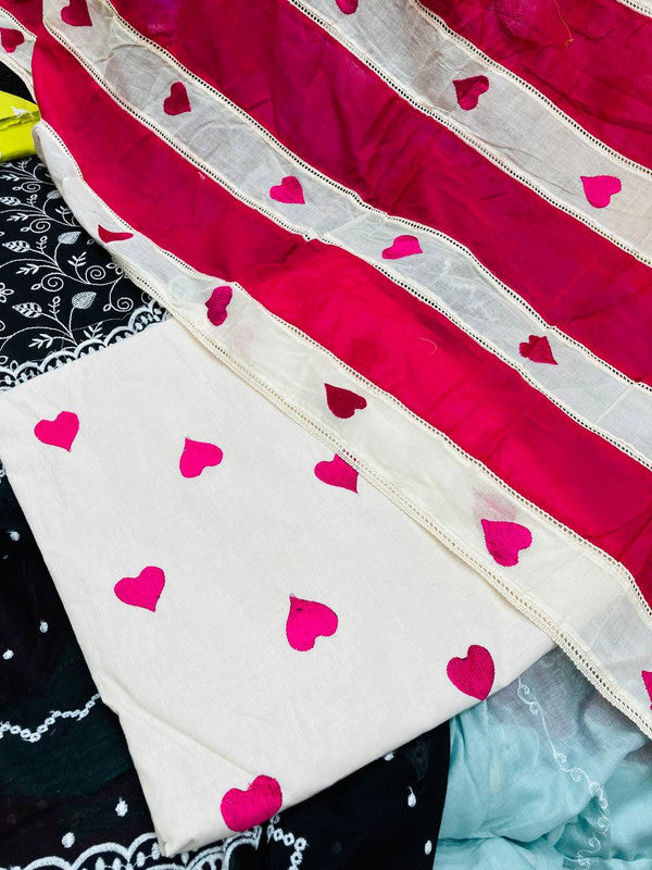 Most Premium Cotton Suit Collection (Complete Suit With Dupatta)