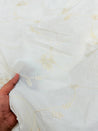 Most Premium Pure Hakuba Chikankari Cotton Fabric (Big WIDTH!!) (Dyeable Also)