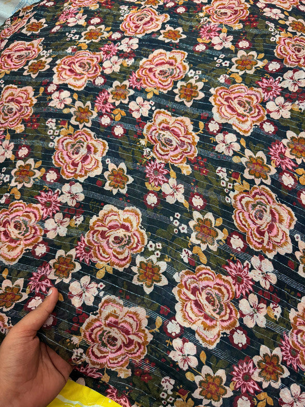 Most Premium Pure Viscose Georgette PRINTED Fabric (Big WIDTH!!)