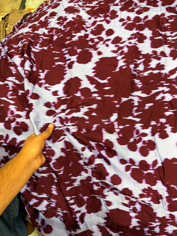 Branded Premium Fine Member Satin Viscose PRINTED FABRIC (Big WIDTH!!)