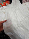 Most Premium Pure Chinon Chiffon Embroidery (Dyeable Also)