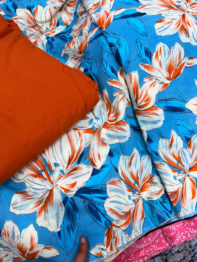 Premium BRANDED Pure Cotton PRINTED Suits (Top & Bottom)