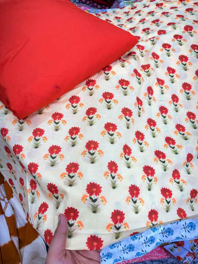 Premium BRANDED Pure Cotton PRINTED Suits (Top & Bottom)