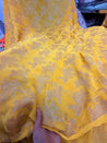 Most Premium Fine Zari Weaving On Pure Georgette FABRIC (Big WIDTH!!)