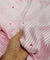 Most Premium Pure Fine Thread Embroidery On Stripes Cotton FABRIC (Big WIDTH!!)