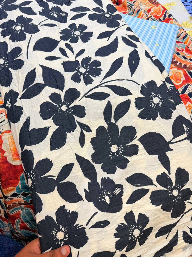 Most Premium Pure Cotton Printed Fabric (Big WIDTH!!)