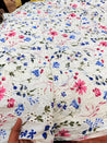 Most Premium Pure Hakuba PRINTED Chikankari Cotton Fabric (Big WIDTH!!)