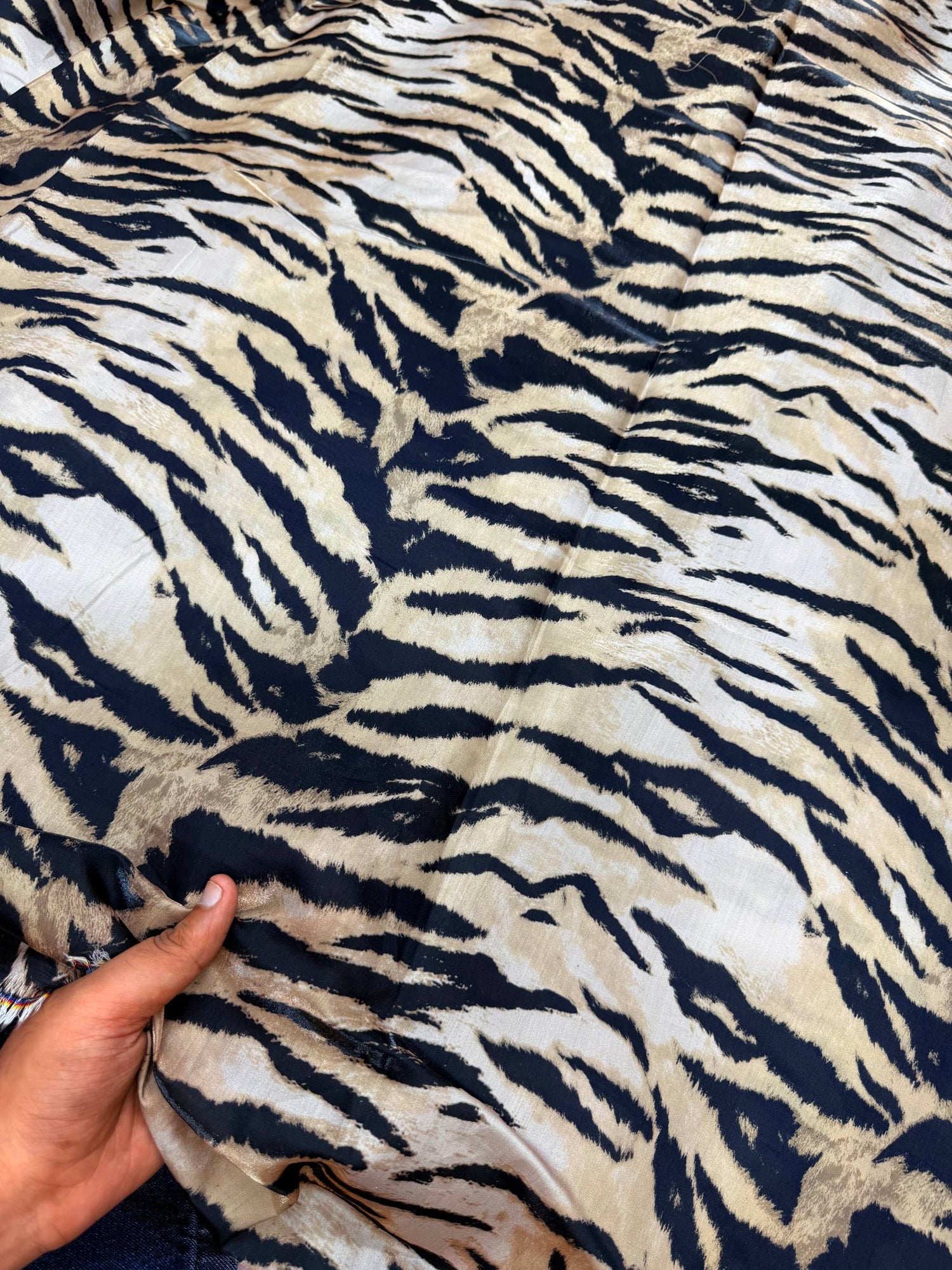 Most Premium Jimmy CHOO. Organza SILK PRINTED FABRIC