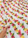 Most Premium Pure Cotton Hakuba Chikankari Printed Fabric (Big WIDTH!!)