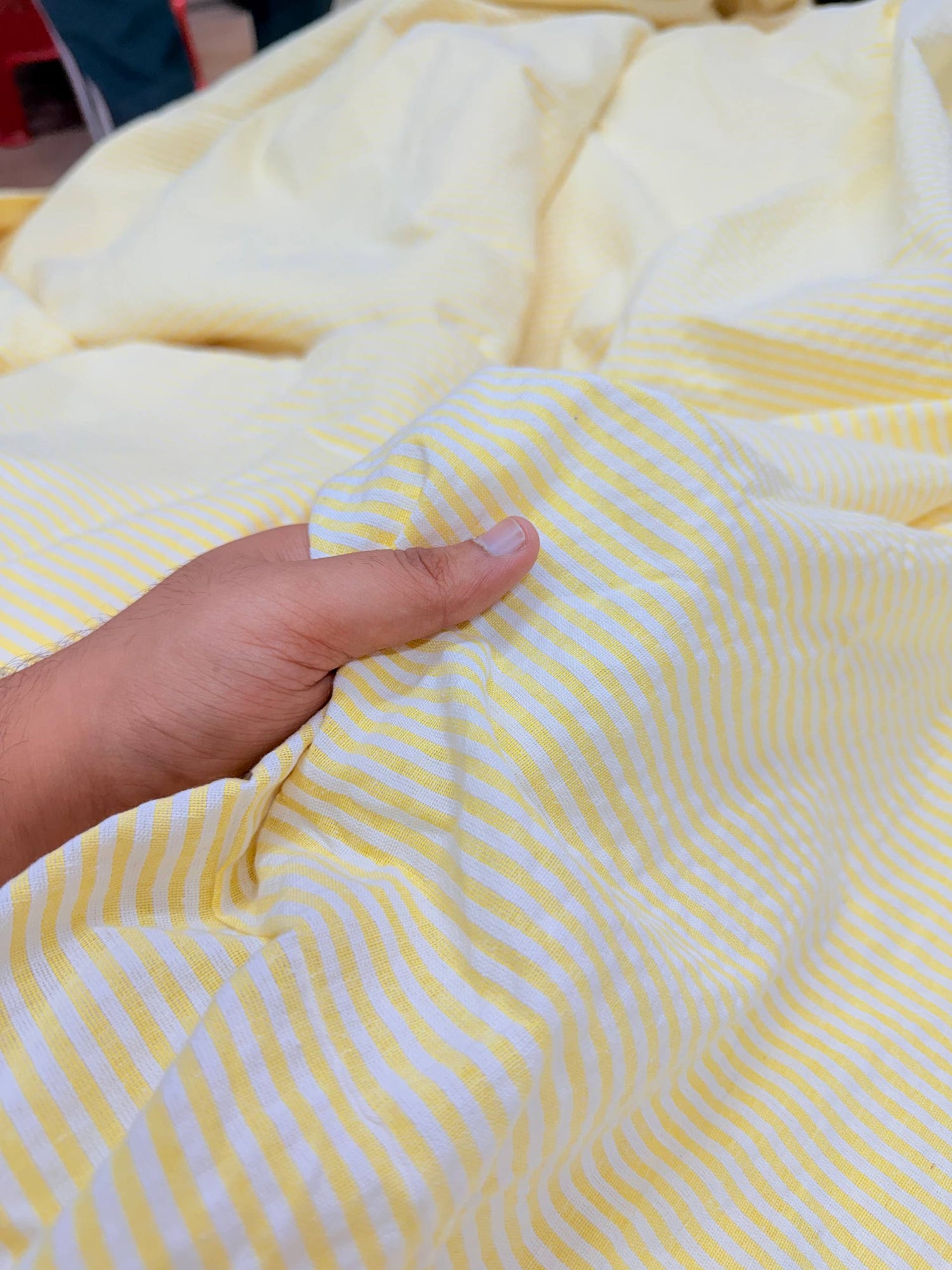Most Premium Pure Sher Shakkar Cotton Stripes PRINT (Big WIDTH!!)