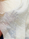 Most Premium Pure Cotton Hakuba Chikankari Pure Cotton Kota Doria Fabric (Dyeable Also)