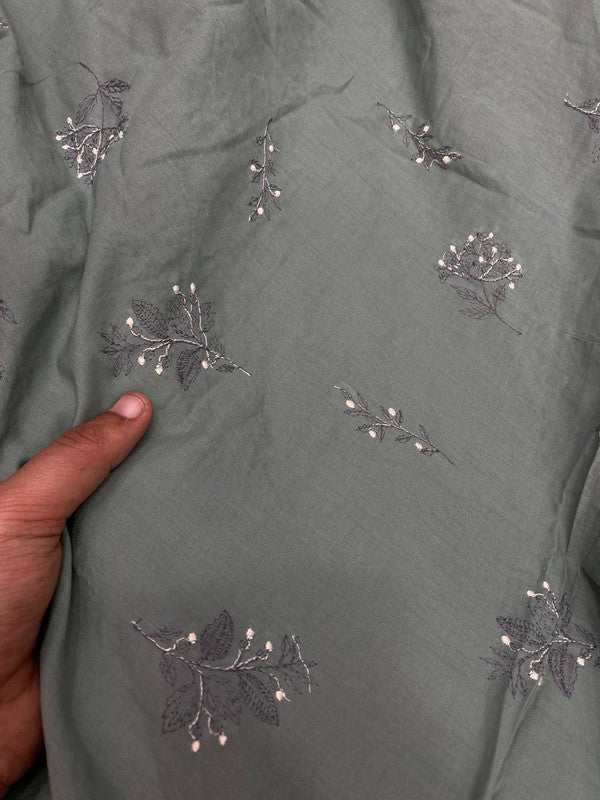 Premium Fine Chikankari Embroidery On Pure Cotton FABRIC