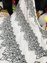 Premium Fine Embroidery On Pure Cotton FABRIC (Big WIDTH!!)