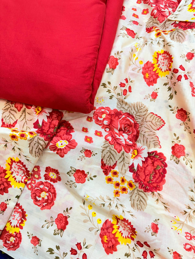 Premium BRANDED Pure Cotton PRINTED Suits (Top & Bottom)