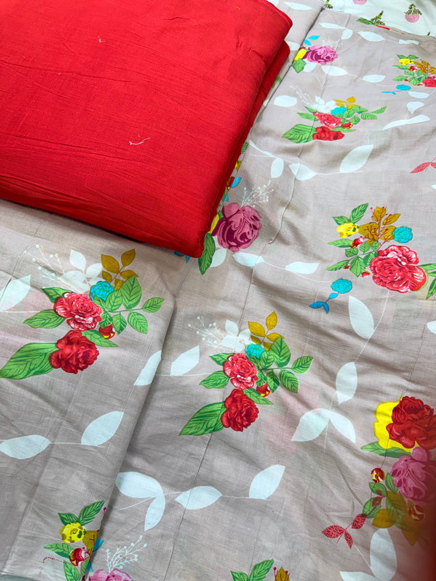 Premium BRANDED Pure Cotton PRINTED Suits (Top & Bottom)