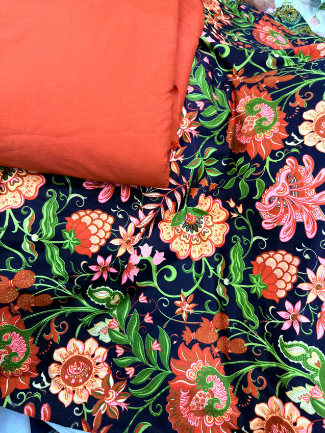 Premium BRANDED Pure Cotton PRINTED Suits (Top & Bottom)
