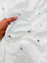 Most Premium Pure Fine Thread Embroidery On Cotton FABRIC (Big WIDTH!!)