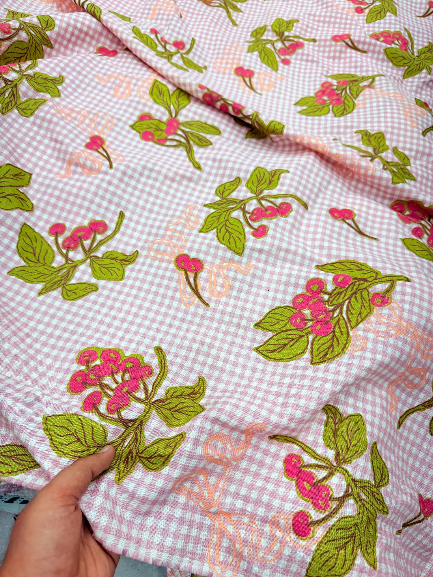 Most Premium BRANDED Pure LINEN Cotton PRINTED FABRIC (Big WIDTH!!)