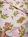 Most Premium BRANDED Pure LINEN Cotton PRINTED FABRIC (Big WIDTH!!)