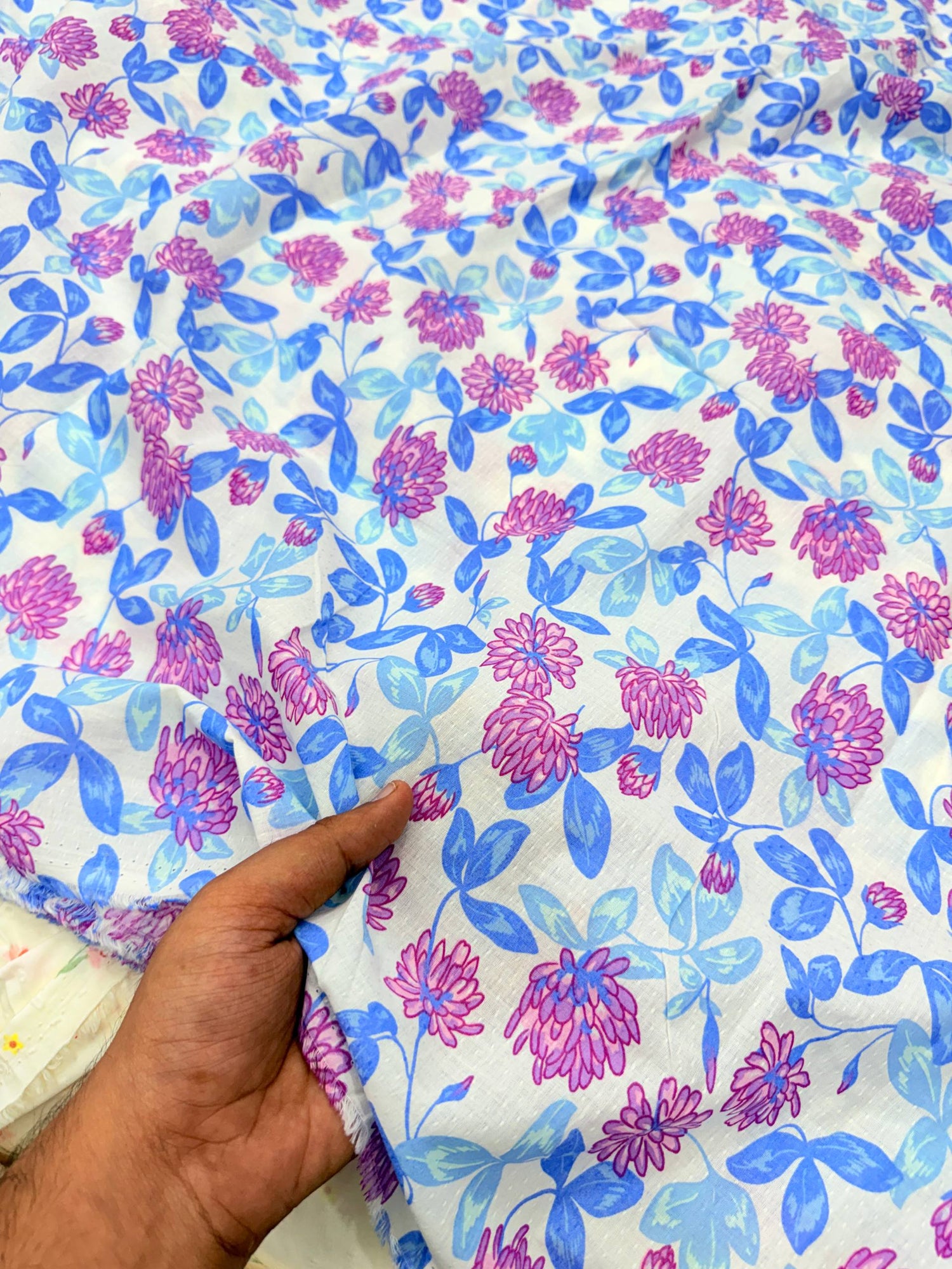 Most Premium Pure Modal Cotton Dobby  FABRIC PRINTED (Big WIDTH!!)