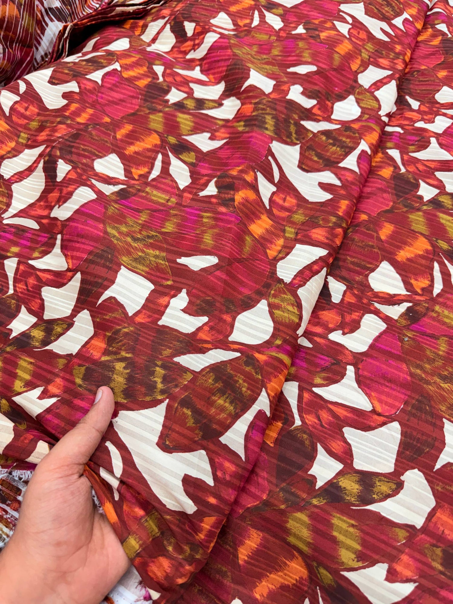 Most Premium Pure Modal Cotton Dobby  FABRIC PRINTED (Big WIDTH!!)