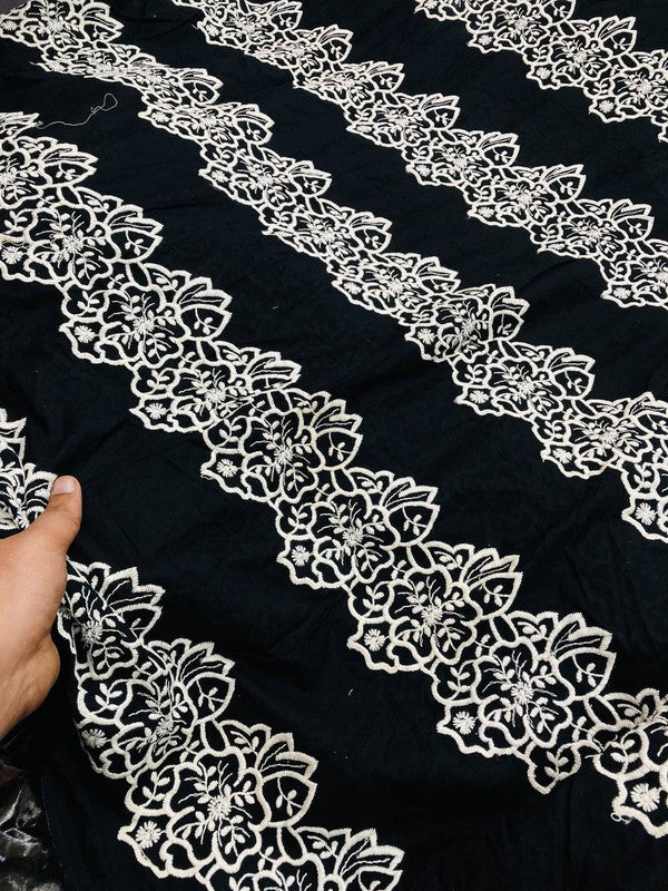 MOST Premium Fine Embroidery On Pure Cotton FABRIC (Big WIDTH!!)